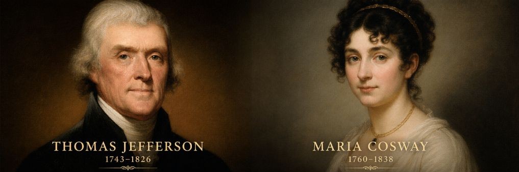 Thomas Jefferson, author of the Head and Heart letter, 1786